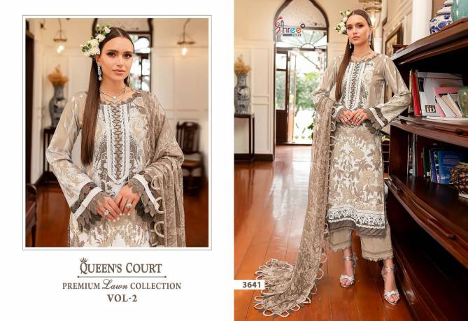 Queens Court Vol 2 By Shree Embroidery Cotton Pakistani Suits Wholesale Shop In Surat